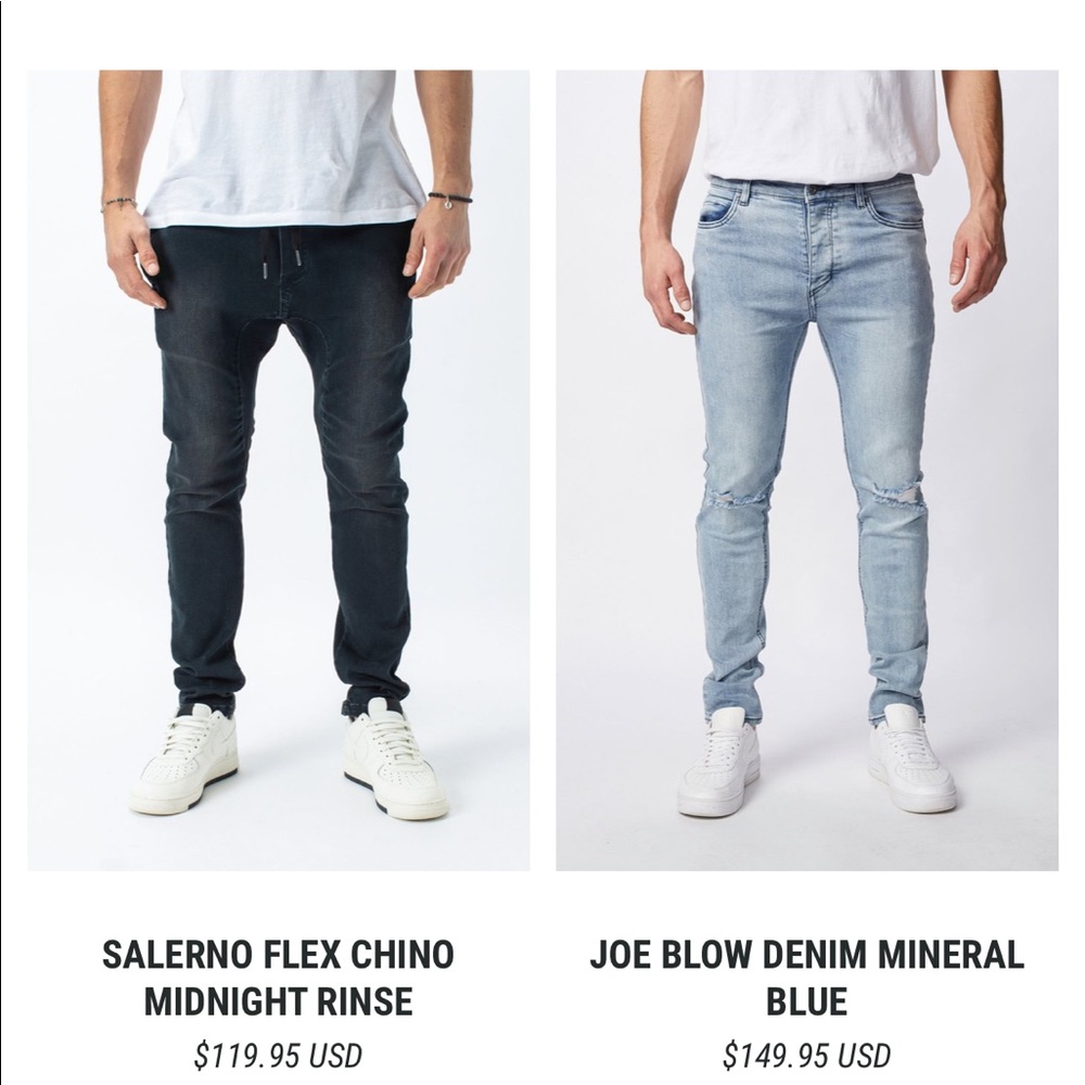 Stone wash jeans